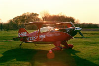 G-SIIE @ EGKB - G-SIIE: PITTS S-2B at Biggin Hill Airport, Originally shot on an Mamiya RZ67 - by Sean Mulcahy