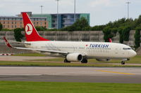 TC-JFJ @ EGCC - Turkish Airlines Boeing 737-8F2 - by Chris Hall