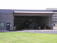 N906GL @ 84WI - MedLink AIR inside the hangar at their base at Gundersen Lutheran Medical Center. - by Mitch Sando