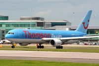 G-OBYF @ EGCC - Thomson - by Chris Hall