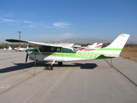 N3925Y @ AJO - Two Green 1964 Cessna 210D @ photographer friendly Corona Municipal airport, Ca - by Steve Nation