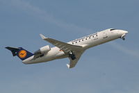 D-ACJE @ EBBR - Flight LH4641 is taking off from rwy 07R - by Daniel Vanderauwera
