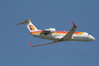 EC-JEN @ EBBR - Flight IB8091 is taking off from rwy 07R - by Daniel Vanderauwera
