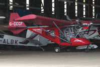 G-CCCF @ EGBG - Thruster T600N  at Leicester - by Terry Fletcher