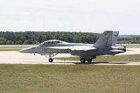 165877 @ TVC - VFA-122, NAS Lemoore, Taxi For Departure RWY 28 - by Mel II