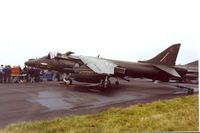 ZD465 @ EGQL - Harrier GR.7 of 1 Squadron at the 1992 Leuchars Airshow. - by Peter Nicholson