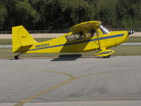 N8339V @ AJO - Colorful 1966 Champion 7ECA taxiing (unfortunately this aircraft crashed with two souls lost nr. Lake Elsinore, CA on June 17, 2009) @ photographer-friendly Corona Municipal, CA - by Steve Nation