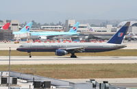 N534UA @ KLAX - United Airlines Boeing 757-222, N534UA departs KLAX RWY 25R - by Mark Kalfas