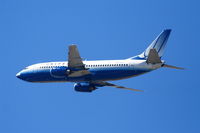 N377UA @ KLAX - United Airlines 737-322, N377UA departing 25R KLAX - by Mark Kalfas