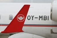 OY-MBI @ EBBR - parked on General Aviation apron (Abelag) - by Daniel Vanderauwera