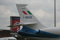 I-SEAE @ EBBR - parked on General Aviation apron (Abelag) - by Daniel Vanderauwera