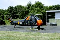OT-ZKD @ EBLG - Being withdrawn in the mid eighties this UH-34 is well preserved. During the 2001 heli meeting the heli was placed in front of an hangar. - by Joop de Groot