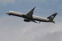 N937UW @ EBBR - Flight US751  is taking off from rwy 25R - by Daniel Vanderauwera