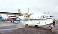 N37838 @ EGLF - CASA C-212-200 Aviocar of American CASA at Farnborough International 1980 - by Ingo Warnecke