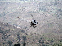 N269JB @ SZP - Hughes 269A Helicopter, Lycoming HIO-360-B1A 180 Hp, departing SZP helipad - by Doug Robertson