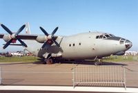 2105 @ EGDM - An-12BP Cub, callsign Czech Cobra, of 1 Squadron/1 Wing of the Czech Air Force at the 1992 Air Tournament International at Boscombe Down. - by Peter Nicholson