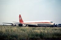 N702PT @ STN - Boeing 707-331C of Perfect Air Tours seen at Stansted in the Summer of 1976. - by Peter Nicholson