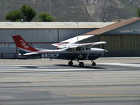 N809CP @ SZP - 2003 Cessna 182T SKYLANE, Lycoming IO-540-AB1A5 235 Hp of Civil Air Patrol, taxi - by Doug Robertson