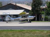 N1748D @ SZP - 1951 Cessna 170A, Continental C145 145 Hp, taxi - by Doug Robertson