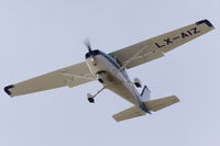 LX-AIZ @ ELLX - Cessna F172N, c/n F17201968. ex D-EAKU - by FBE