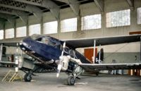 G-AGJG @ EGSU - This Dragon Rapide was hangered at the Imperial War Museum at Duxford in the Summer of 1976. - by Peter Nicholson