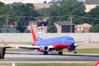 N358SW @ KMDW - Southwest 737-3H4, N359SW touching down 4R KMDW - by Mark Kalfas