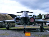 XH767 @ X4EV - Gloster Javelin F(AW).9. XH767 was built at Hucclecote and went to Aldergrove in October 1959. It joined 25 Squadron at Waterbeach in December that year. From 1962 until 1965, the aircraft served with 11 Squadron in Germany. - by Chris Hall