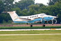 N74 @ KDPA - Federal Aviation Administration, Beechcraft Super King Air 300, N74 departing on RWY 20R KDPA. - by Mark Kalfas