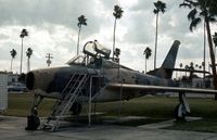 52-9060 @ HRL - This former Texas ANG Thunderstreak was seen outside the Confederate Air Force Headquarters building at Harlingen in October 1979. It was later to become a gate guardian at Laughlin AFB. - by Peter Nicholson
