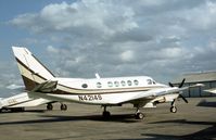 N4214S @ HRL - This Beech King Air was parked at Harlingen in October 1979. - by Peter Nicholson