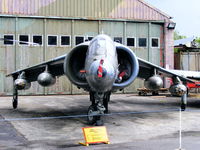 XV748 @ X4EV - Harrier GR3, XV748 was built as a GR.1 and first flown in April 1969. It served at Wittering with the Conversion Unit and 1 Squadron and had been converted to GR.3 standard by 1976. It later became a test aircraft with the then Royal Aircraft Establishmen - by Chris Hall