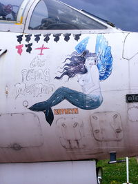 XX901 @ X4EV - 'Flying Mermaid' nose art on Blackburn Buccaneer S2B. XX901 - by Chris Hall