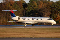 N844MJ @ ORF - Delta Connection (Freedom Airlines) N844MJ (FLT FRL160) starting takeoff roll on RWY 23 enroute to John F Kennedy Int'l (KJFK). - by Dean Heald