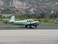 N6820N @ SZP - 1968 Mooney M20G STATESMAN, Lycoming O&VO-360 180 Hp, Alaska visitor, landing roll Rwy 22 - by Doug Robertson