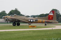 N93012 @ KDPA - Boeing B-17G, NL93012, taxiing back to the ramp KDPA. - by Mark Kalfas