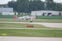 N251MX @ KDPA - North American P-51C-10, NL251MX departing 20R KDPA - by Mark Kalfas