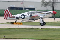 N251MX @ KDPA - North American P-51C-10, NL251MX departing 20R KDPA - by Mark Kalfas