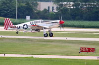 N251MX @ KDPA - North American P-51C-10, NL251MX departing 20R KDPA - by Mark Kalfas