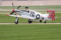 N251MX @ KDPA - North American P-51C-10, NL251MX taxiing out to 20R KDPA - by Mark Kalfas