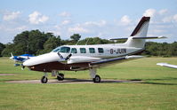 G-JUIN @ EGLD - Cessna T303 at Denham - by moxy