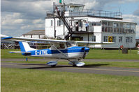 G-ATNE @ EGBG - Based Cessna 150F at Leicester on 2009 Homebuild Fly-In day - by Terry Fletcher