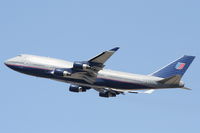 N171UA @ KLAX - United Airlines Boeing 747-422, N171UA (Spirit of Seattle II) departing KLAX for RJAA. - by Mark Kalfas