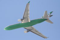 B-16111 @ KLAX - Eva Air Cargo MD-11F, B-16111 departing RWY 25L KLAX - by Mark Kalfas
