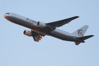 N316LA @ KLAX - Florida West Boeing 767-316F, N316LA departing KLAX 25L. - by Mark Kalfas