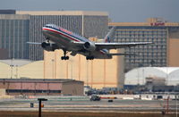 N335AA @ KLAX - American Airlines Boeing 767-223, N335AA departing 25R KLAX. - by Mark Kalfas