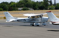 N21778 @ SAC - 2007 Cessna 172S from Napa (KAPC) on transient ramp - by Steve Nation