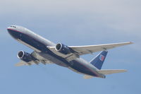 N212UA @ KLAX - United Airlines Boeing 777-222, N212UA RWY 25R departure KLAX en-route to London KORD. - by Mark Kalfas