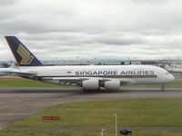 9V-SKD @ EGLL - Singapore A380 rolling - by Robert Kearney