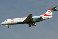 OE-LFI @ VIE - Austrian arrows Fokker F-70 - by Joker767