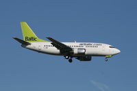 YL-BBF @ EBBR - arrival of flight BT601 to rwy 02 - by Daniel Vanderauwera